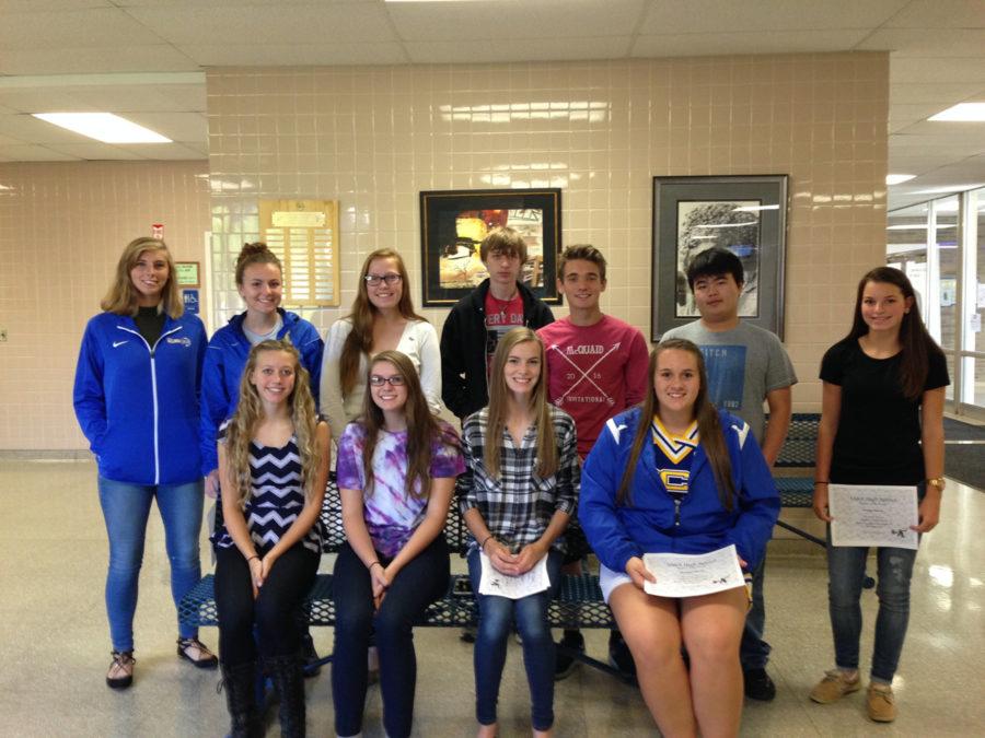 HS Students of the Month October 2016