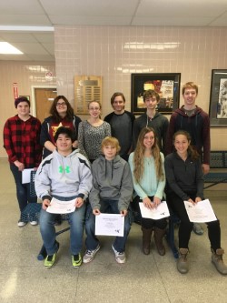 Alden High School Students of the Month: January 2017