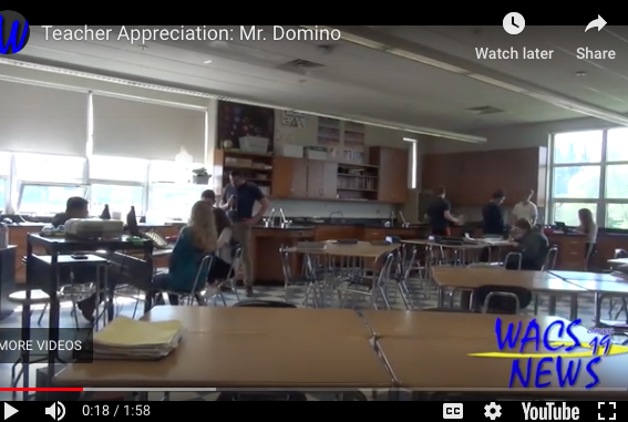 Teacher Appreciation: Mr. Domino