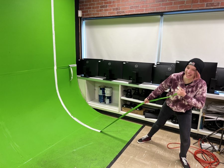Behind the Scenes at WACS: Green Screen Timelapse