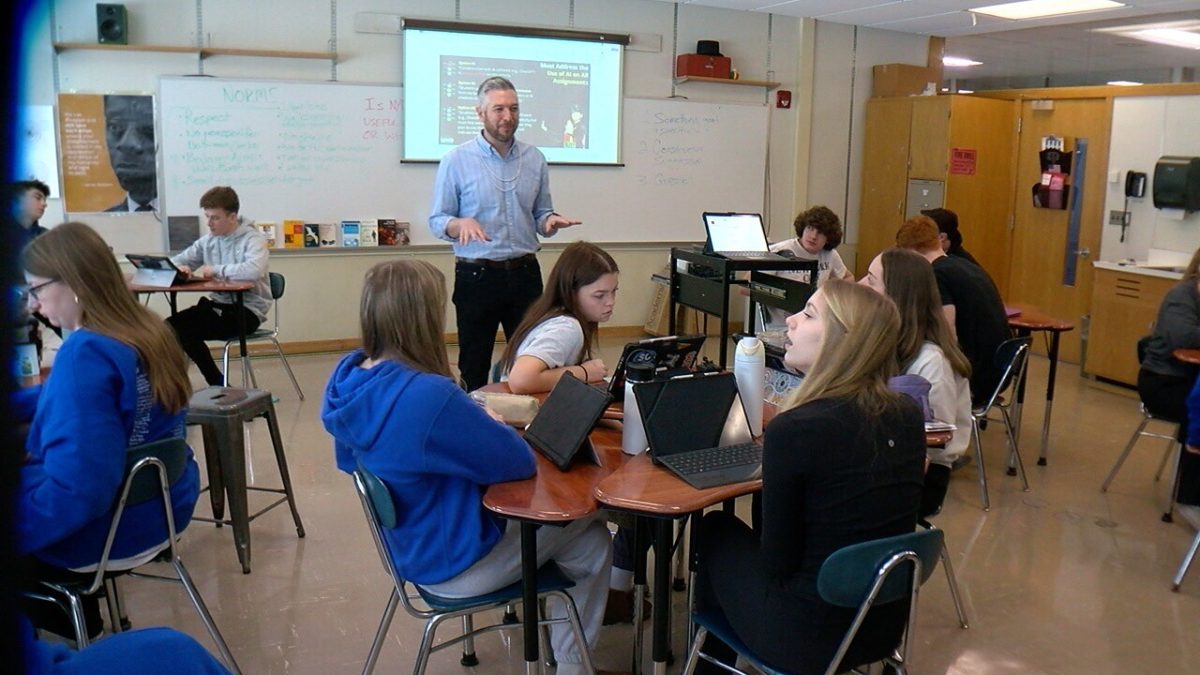 Alden High School Students Showcased in 7 WKBW's Story on AI in the Classroom