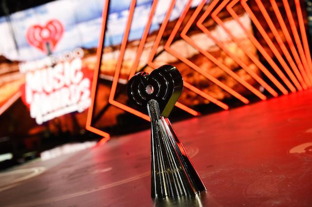 INGLEWOOD, CALIFORNIA - MARCH 31:  A detail shot of the iHeartRadio award at the iHeartRadio Music Awards press preview at The Forum on March 31, 2016 in Ingelwood, California.  (Photo by Emma McIntyre/Getty Images)