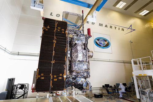 GOES-R Satellite fully assembled. 