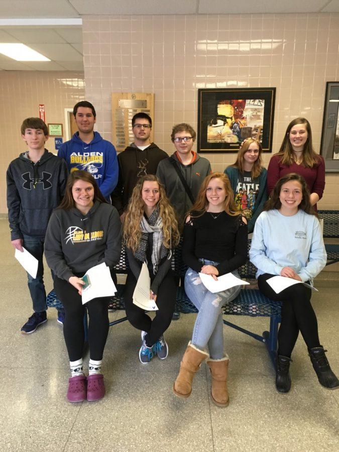 Alden High School Students of the Month: February 2017
