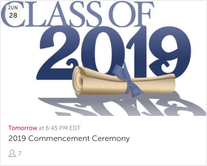 LIVE: 2019 Commencement Ceremony 6/28/19