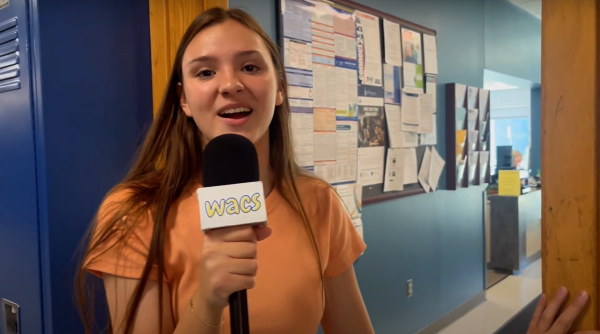 Lily Pendrak in the halls of Alden High School. (WACS)