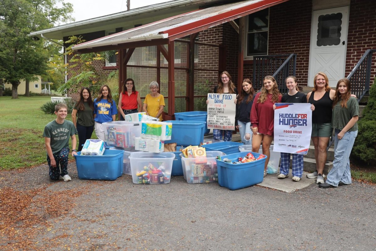 Alden High School Continues the Spirit of Giving with Huddle for Hunger Food Drive