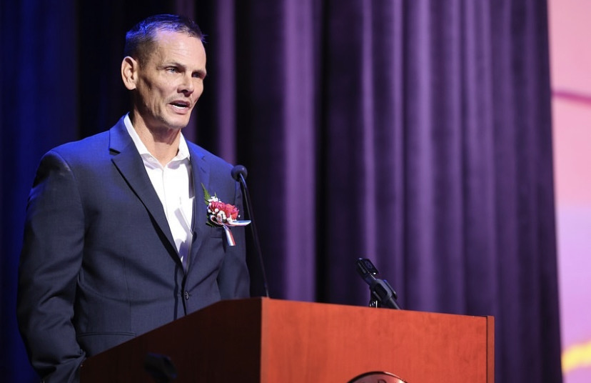 Alden Graduate Ben Canetti Speaks At Veterans Day Assembly