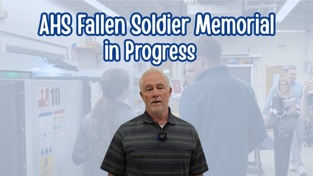 AHS Fallen Heroes Memorial in Progress